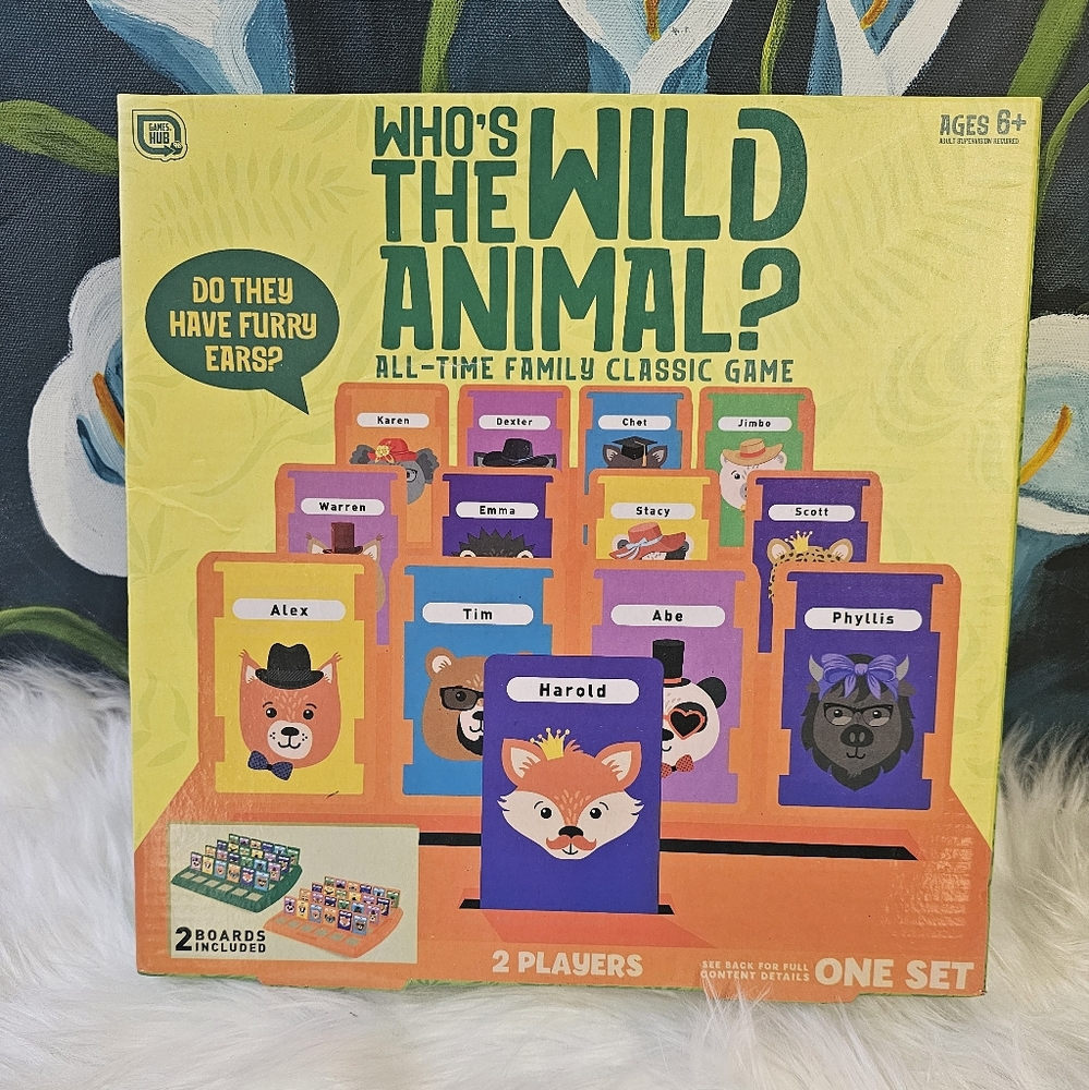 Who's The Wild Animal Guessing Board Game